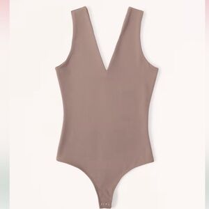 Abercrombie & Fitch Women's Taupe Bodysuit in Taupe